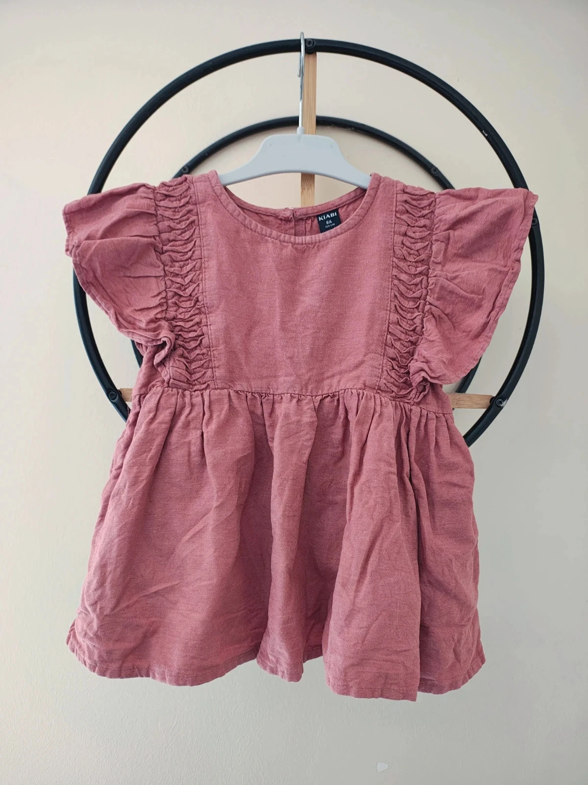 8 ans blouse été kiabi terracotta
